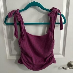 Free People Tie Shoulder Tank